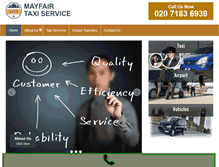 Tablet Screenshot of mayfairtaxiservice.com